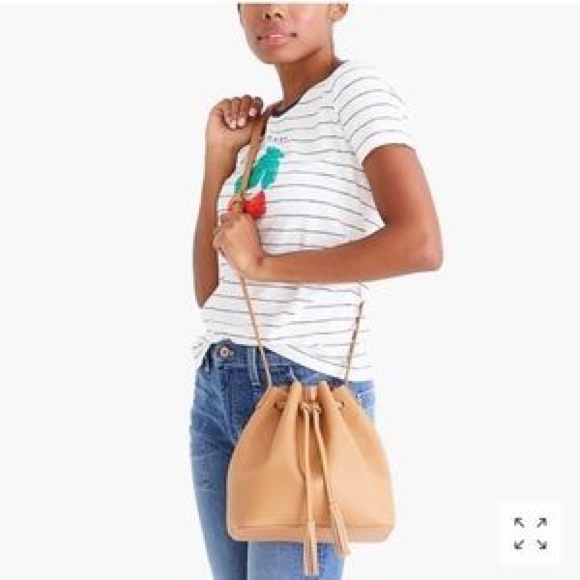 NWT J. Crew Maxwell Drawstring Shoulder bag - Picture 3 of 4